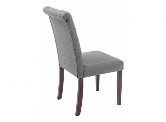Стул Amelia dark walnut / fabric grey