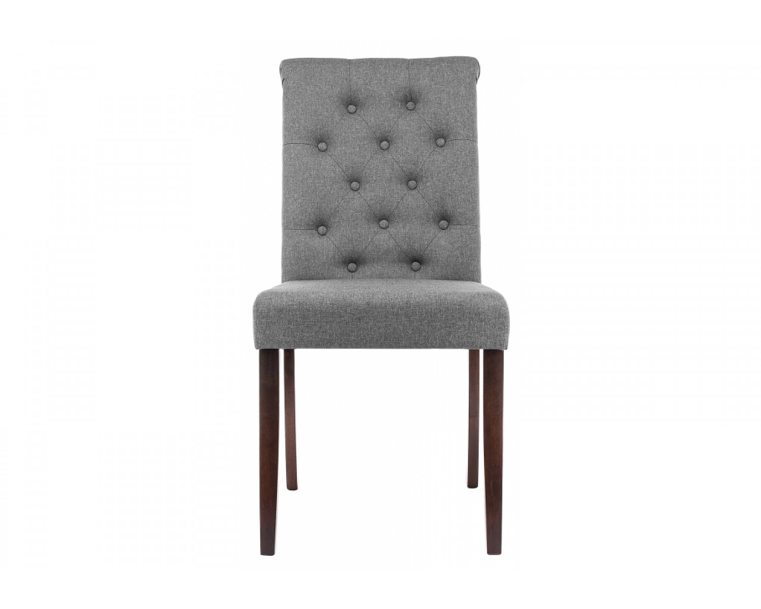 Стул Amelia dark walnut / fabric grey