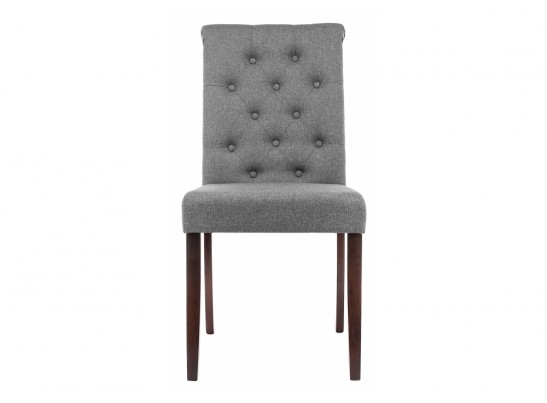Стул Amelia dark walnut / fabric grey