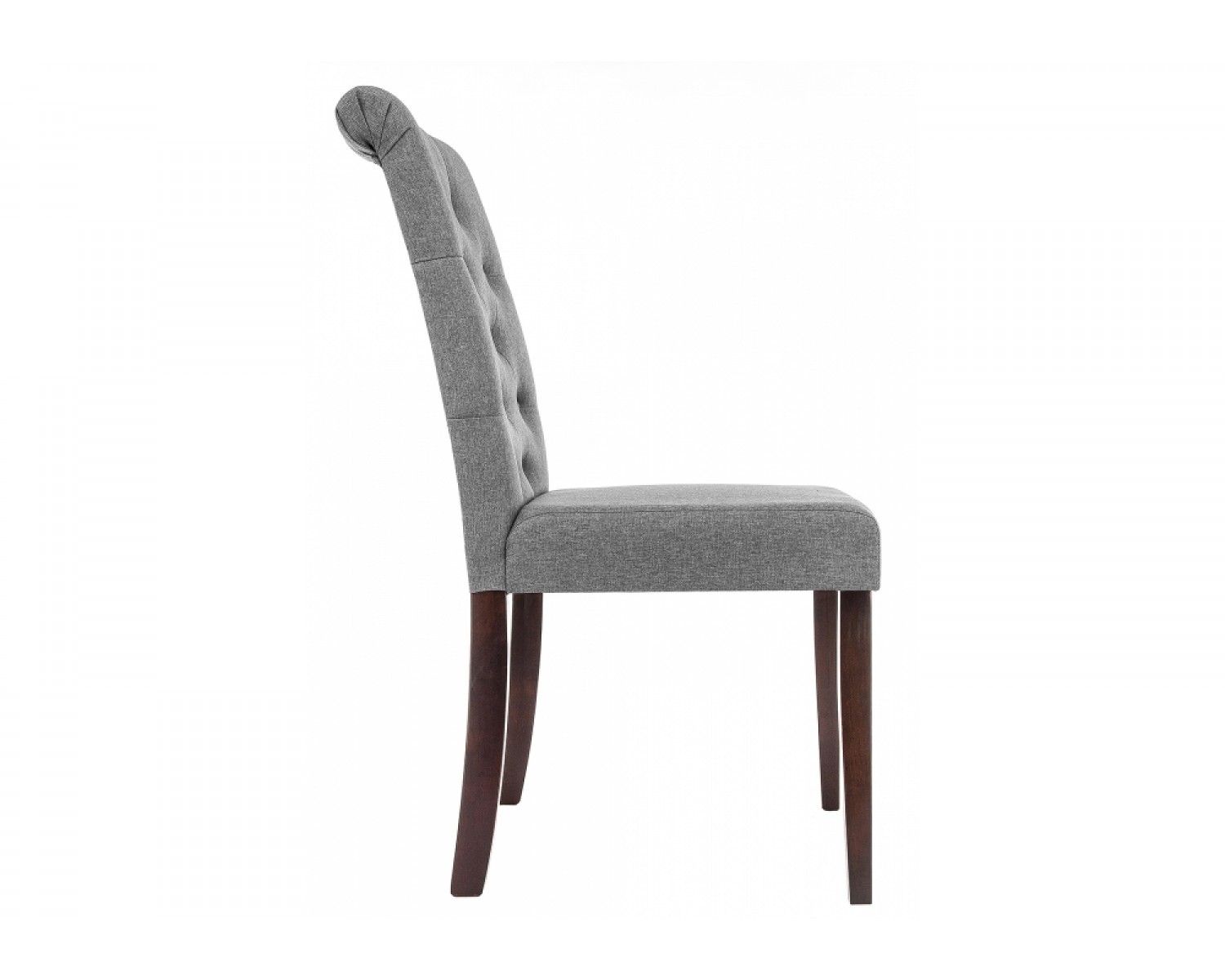 Стул Amelia dark walnut / fabric grey