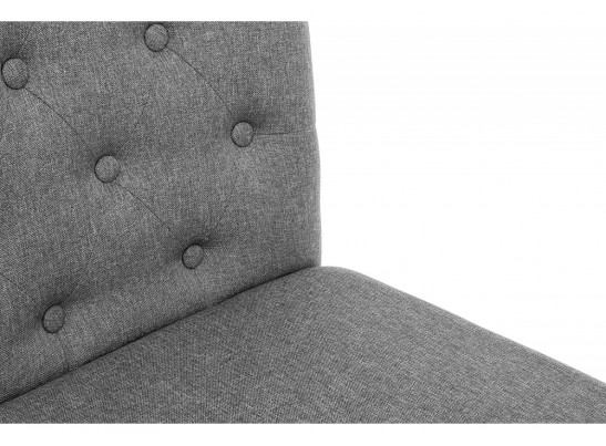 Стул Amelia dark walnut / fabric grey