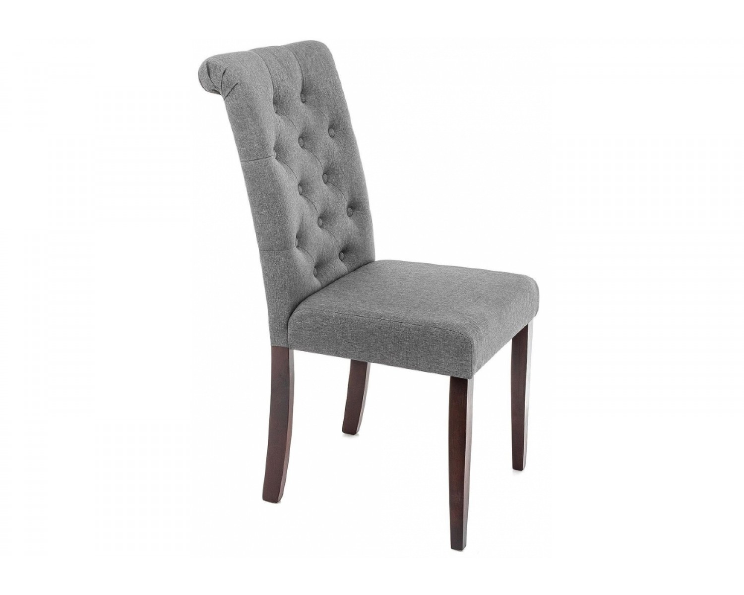 Стул Amelia dark walnut / fabric grey