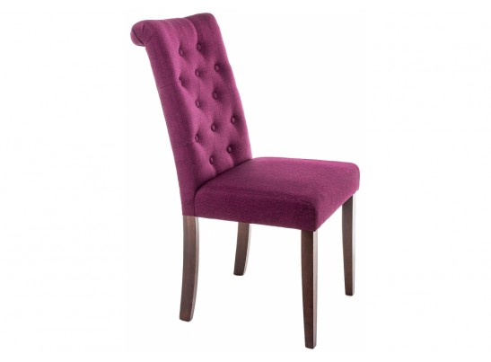 Стул Amelia dark walnut / fabric purple