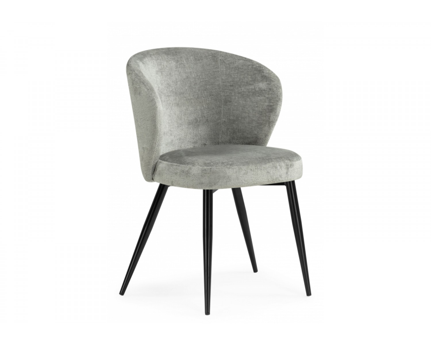 Стул на металлокаркасе Gref gray / black