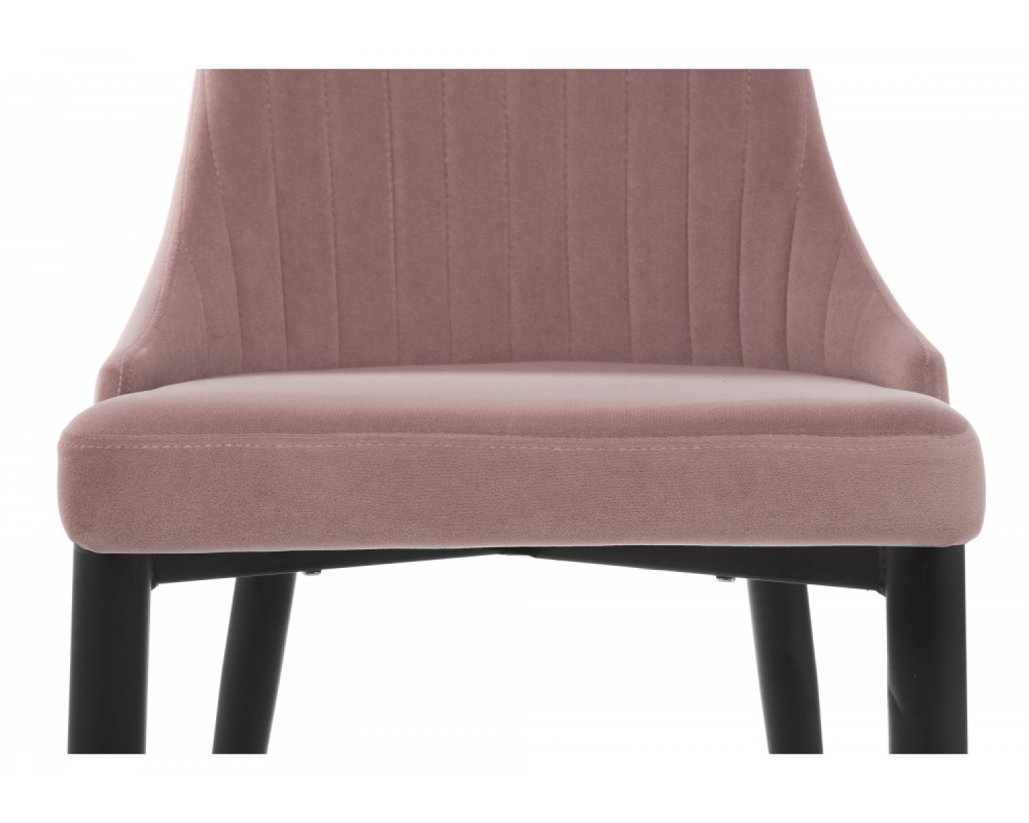 Стул на металлокаркасе Kora light purple / black