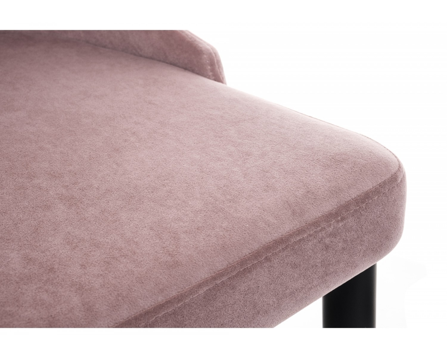 Стул на металлокаркасе Kora light purple / black