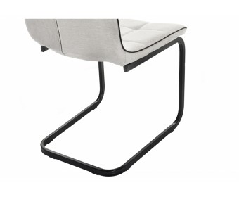 Стул Nana light grey / black