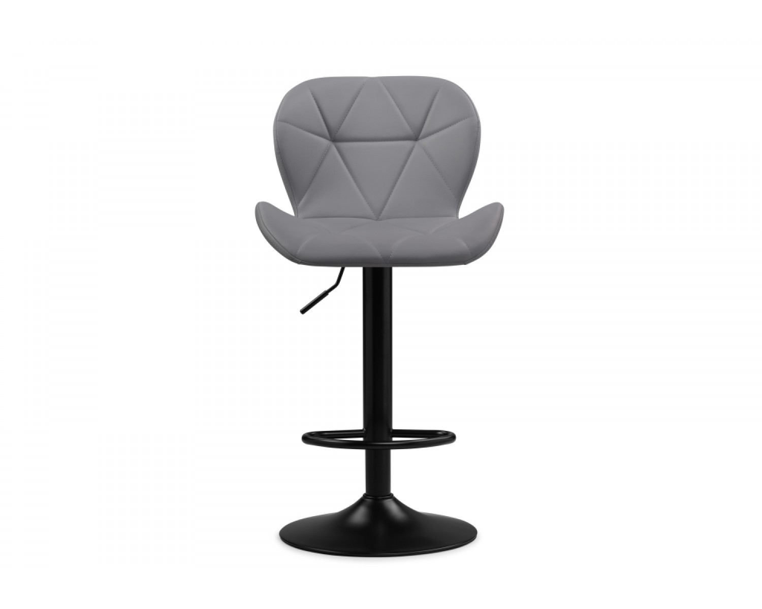 Барный стул Trio light gray / black