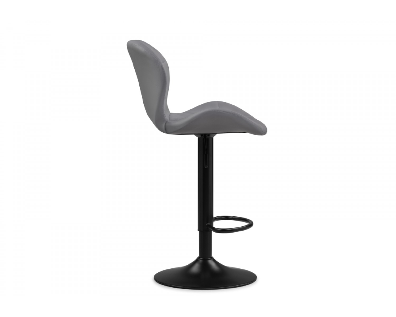 Барный стул Trio light gray / black