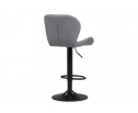 Барный стул Trio light gray / black