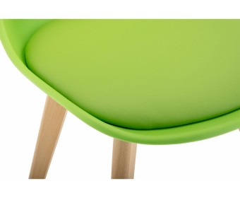 Деревянный стул Bonuss green