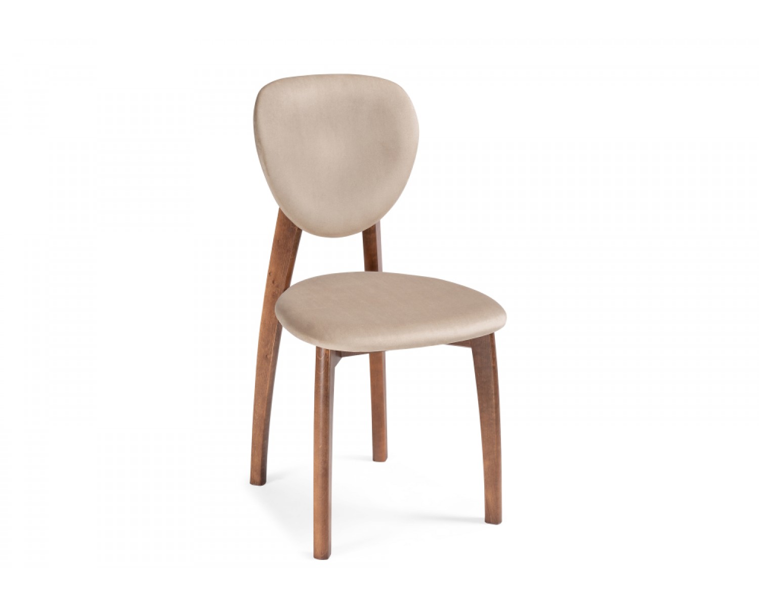 Деревянный стул Вакимо tenerife beige / миланский орех