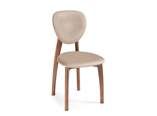 Деревянный стул Вакимо tenerife beige / миланский орех