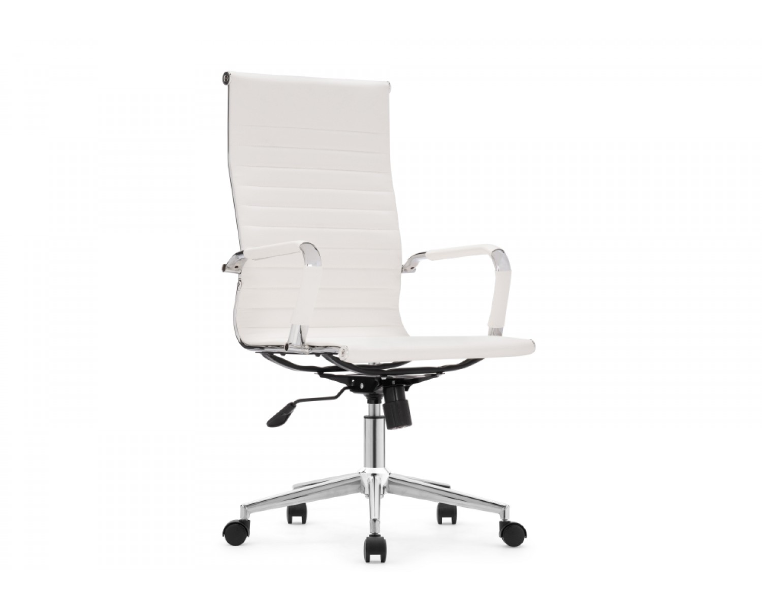 Компьютерное кресло Reus pu white / chrome
