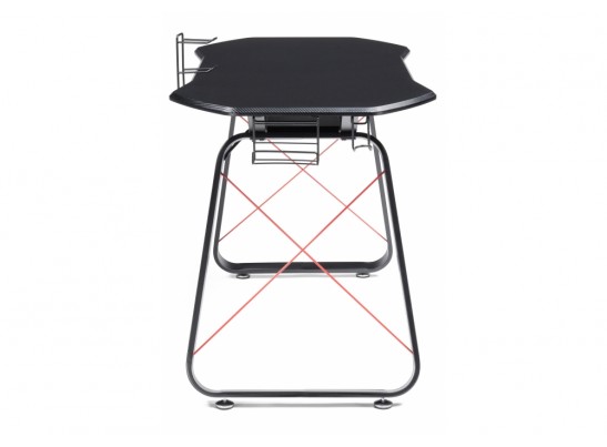 Компьютерный стол Koni 130х65х76 black / red