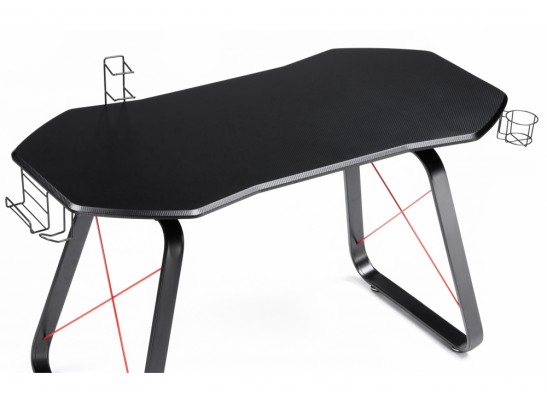 Компьютерный стол Koni 130х65х76 black / red