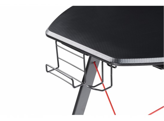 Компьютерный стол Koni 130х65х76 black / red
