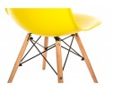 Стул Eames PC-015 желтый ножки дерево