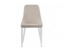 Стул на металлокаркасе Kora white / beige