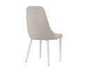 Стул на металлокаркасе Kora white / beige