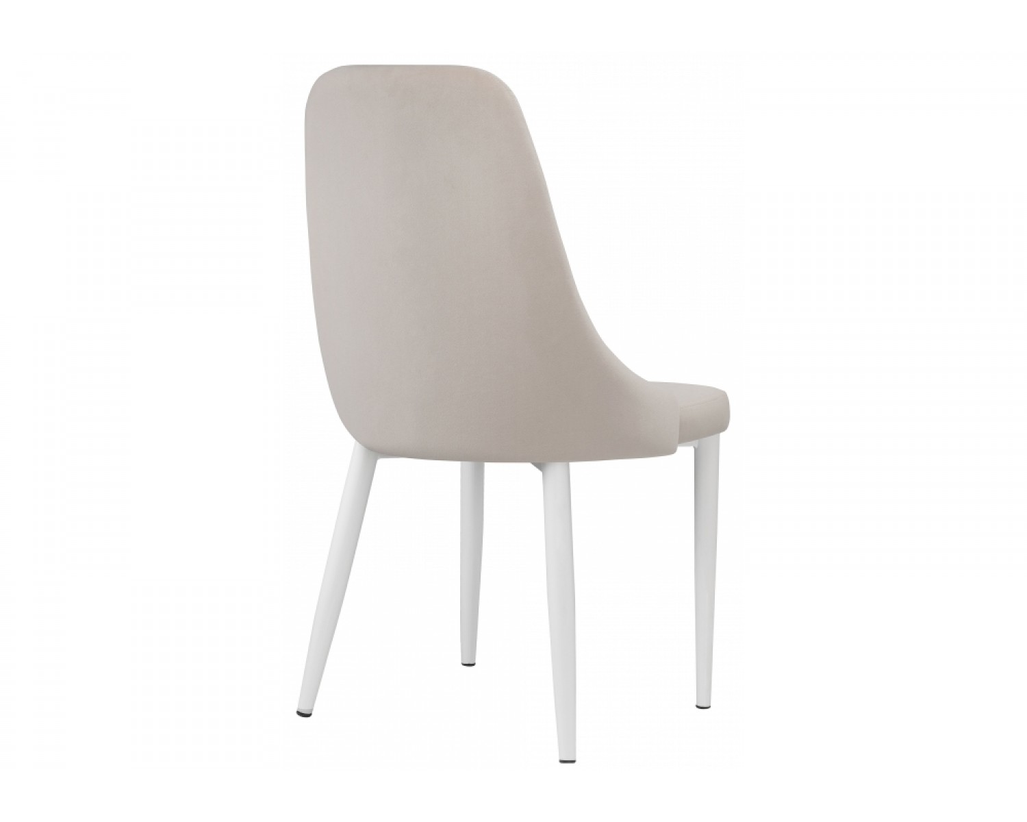 Стул на металлокаркасе Kora white / beige