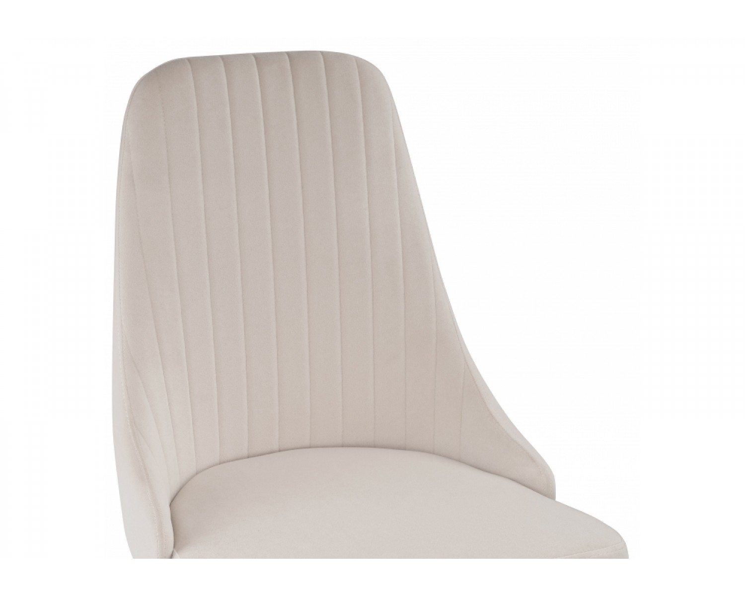 Стул на металлокаркасе Kora white / beige