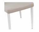 Стул на металлокаркасе Kora white / beige
