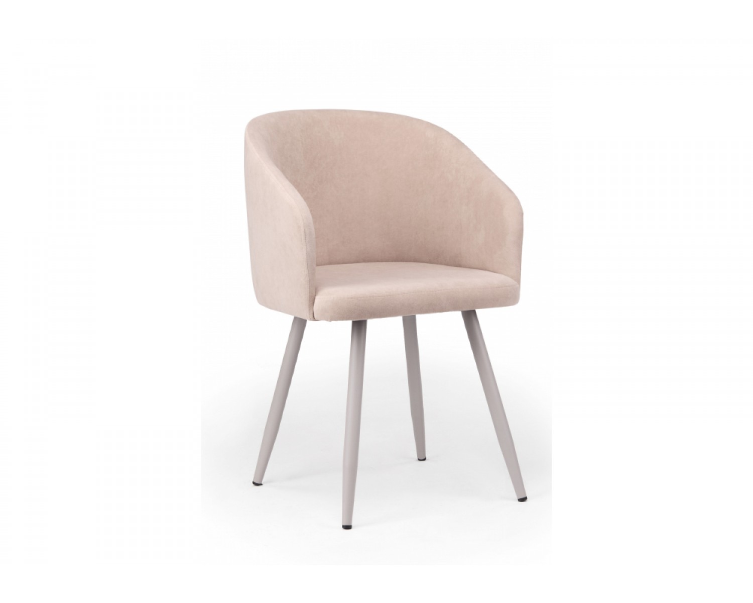 Стул на металлокаркасе Монер латте (glory 10) / серый