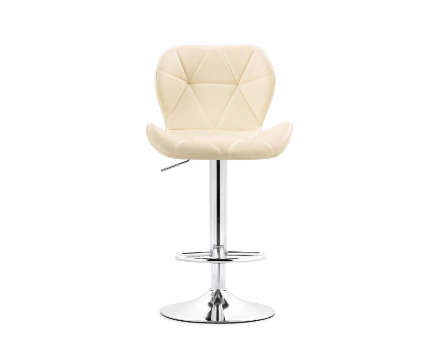 Барный стул Trio beige / chrome