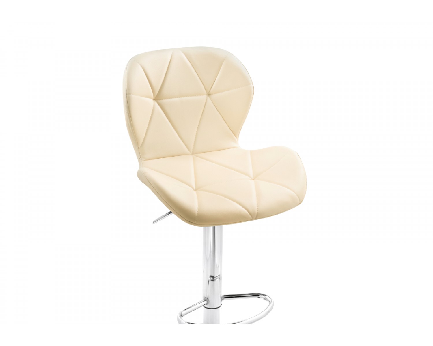 Барный стул Trio beige / chrome