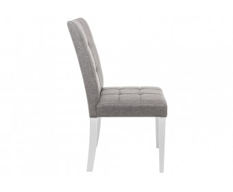 Стул Madina white / fabric pebble