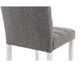 Стул Madina white / fabric pebble