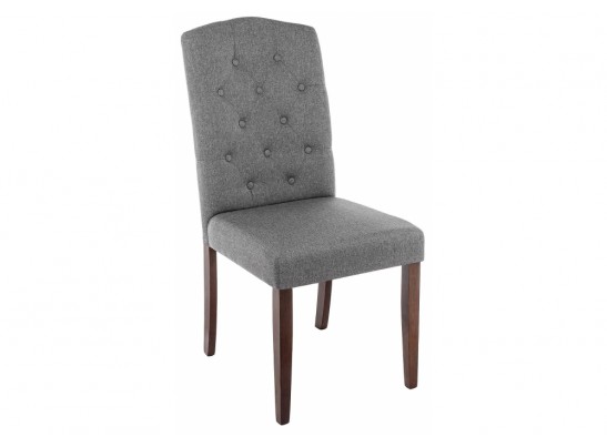 Стул Menson dark walnut / fabric grey