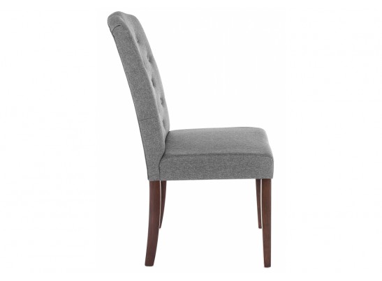 Стул Menson dark walnut / fabric grey