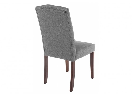 Стул Menson dark walnut / fabric grey