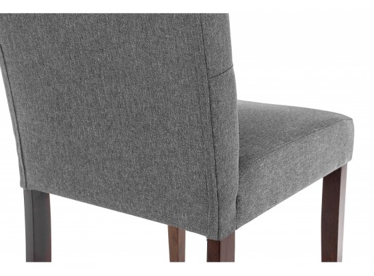 Стул Menson dark walnut / fabric grey