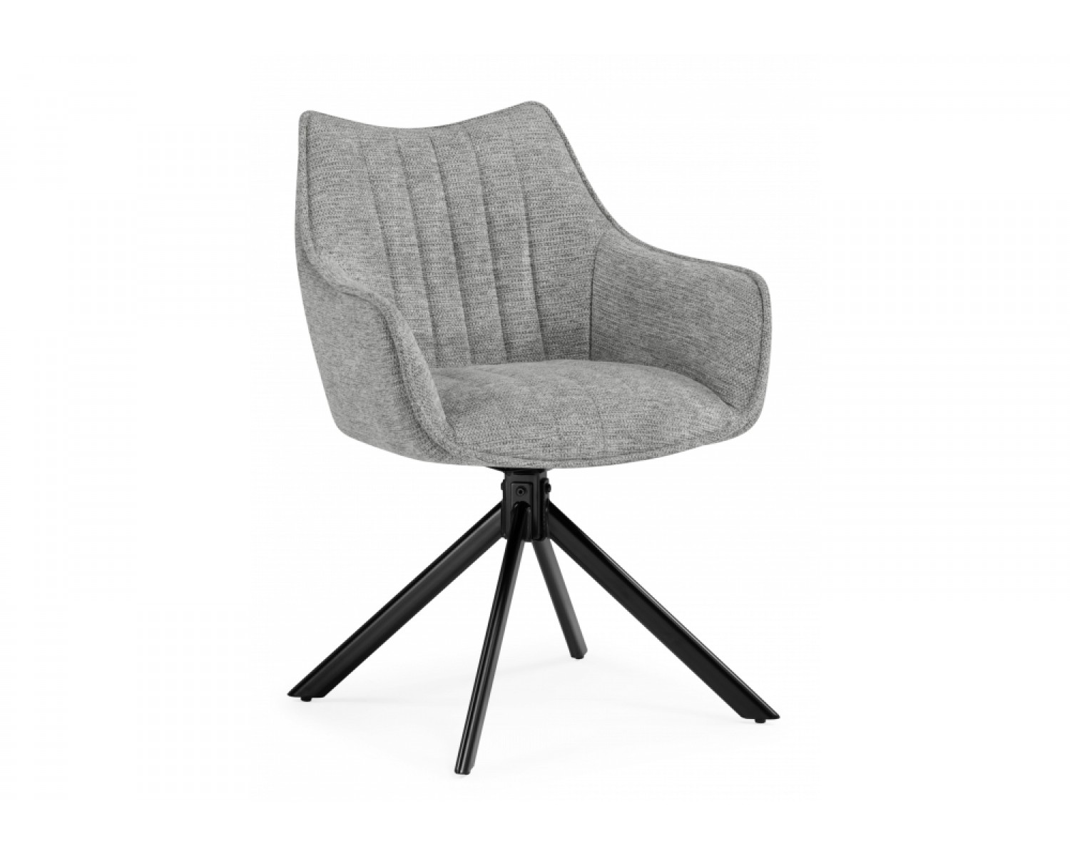 Стул на металлокаркасе Denever gray / black