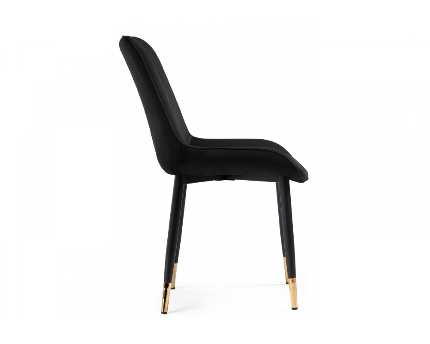 Стул на металлокаркасе Seda 1 black / gold / black