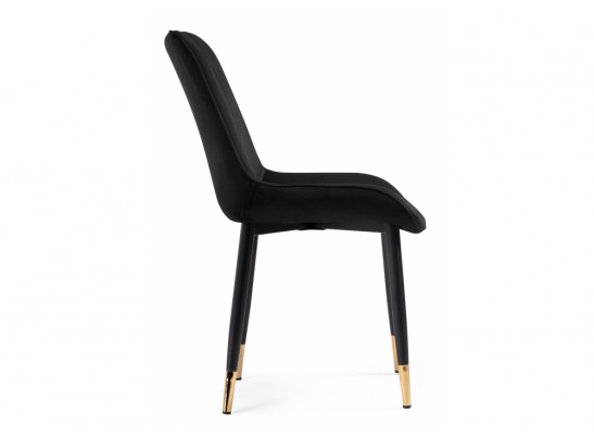Стул на металлокаркасе Seda 1 black / gold / black