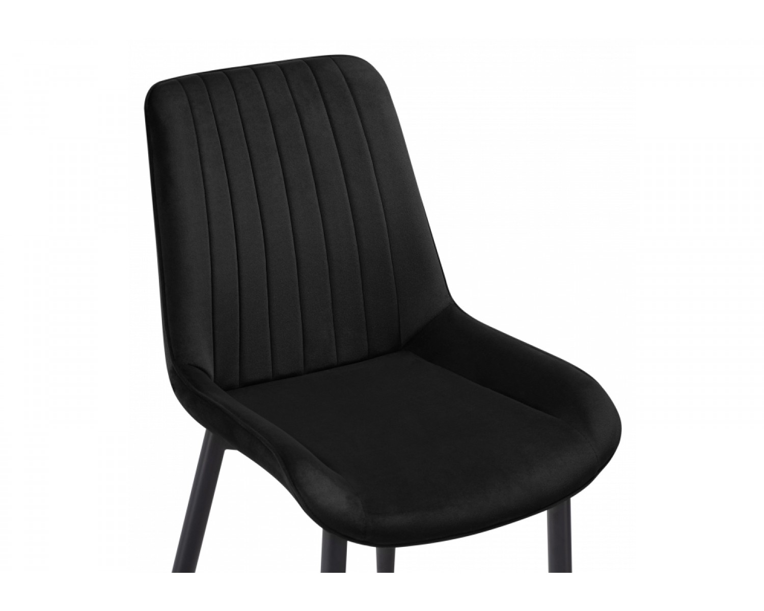 Стул на металлокаркасе Seda 1 black / gold / black