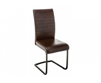 Стул Porte shiny brown