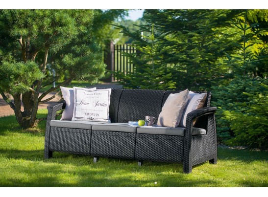 Диван пластиковый Corfu love seat max