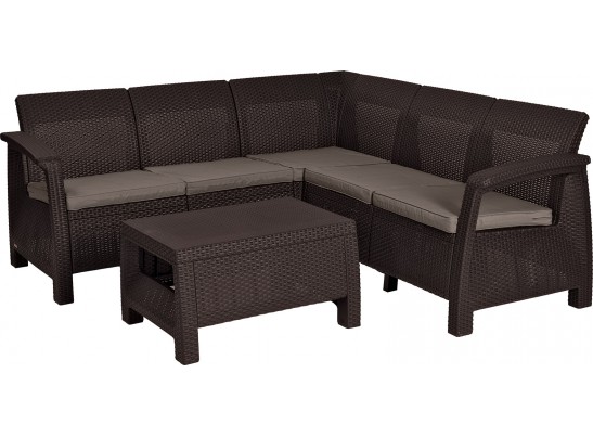 Угловой диван без столика Corfu Relax set
