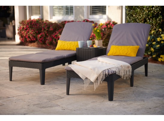 Шезлонг Jaipur Sun lounger With Cushion