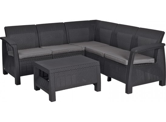 Угловой диван без столика Corfu Relax set