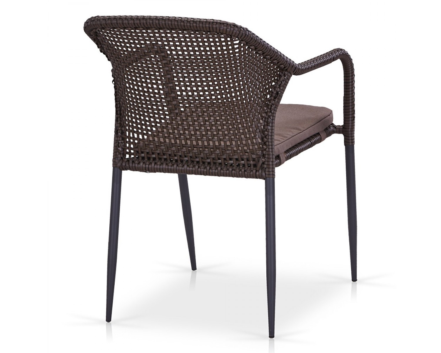 Плетеное кресло из искусственного ротанга Y35B-W2390brown