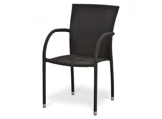 Плетеное кресло из искусственного ротанга Y282A-W52 Brown