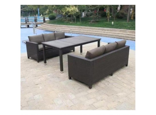 Комплект плетеной мебели T347/S65A-W53 Brown