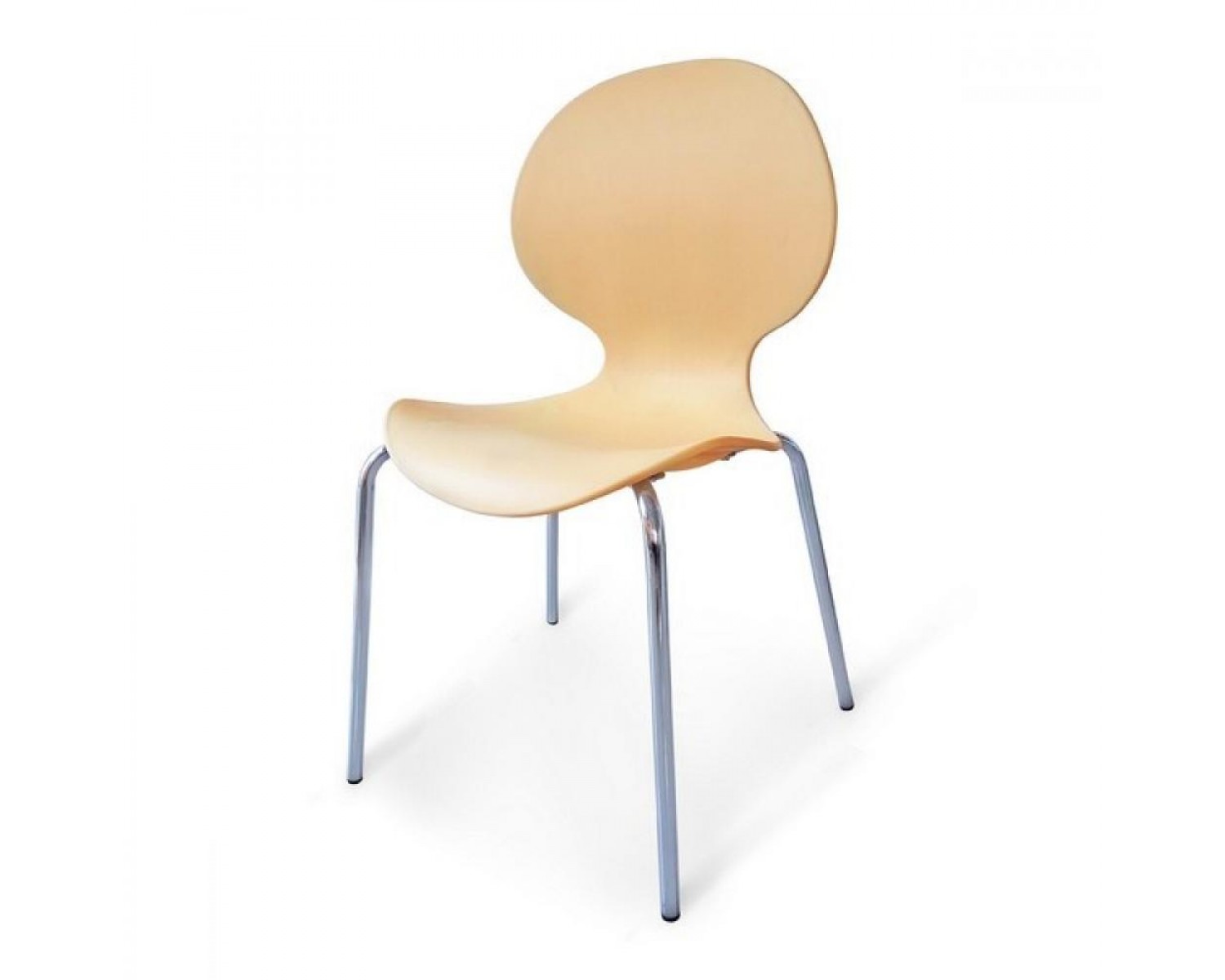 Стул пластиковый для кафе и фудкорта SHF-008-P Peach