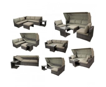 Комплект мебели с диваном AFM-320B-T320 Brown